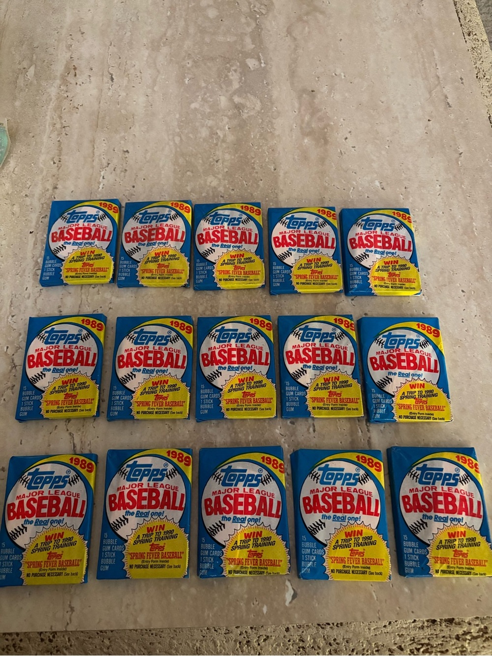 Topps 1989 Baseball cards Lot of 15